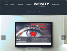 Tablet Screenshot of infinityit-solutions.com